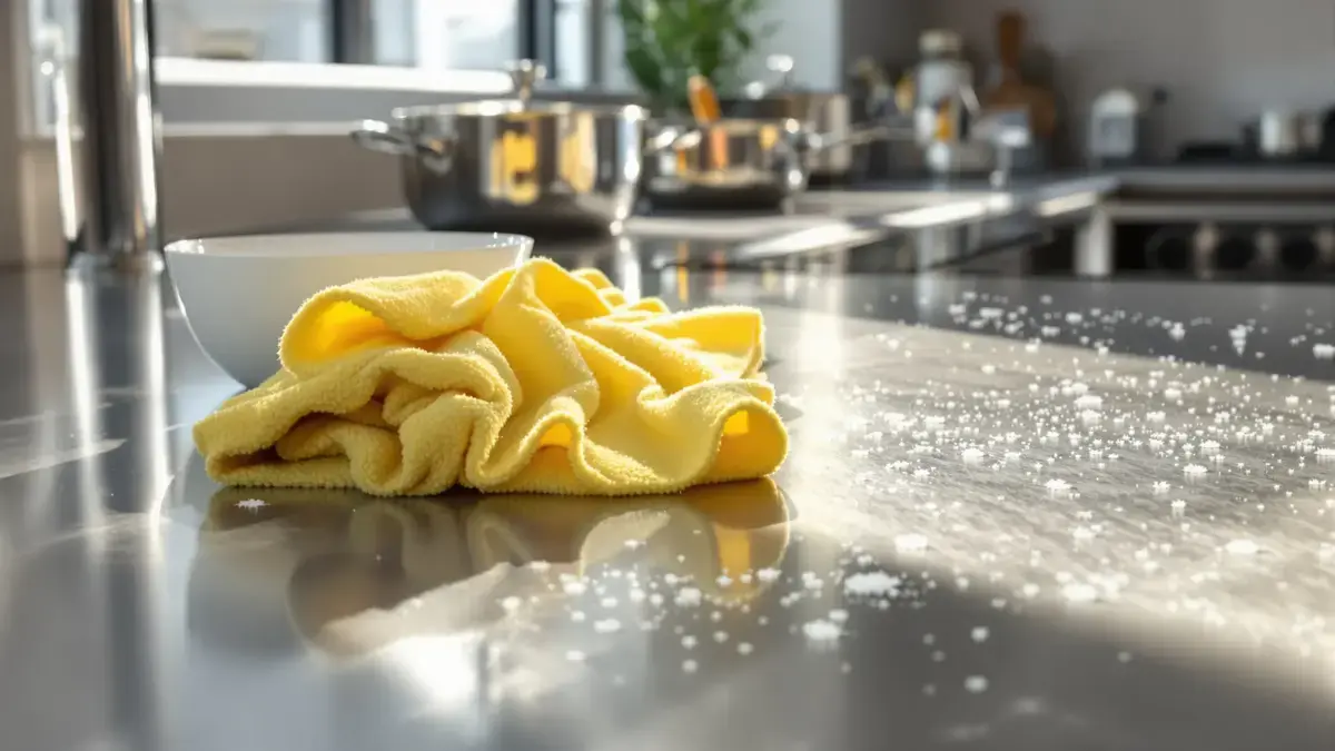 Witte vlekken op roestvrij staal kunnen frustrerend zijn, maar deze snelle routine helpt je ze gemakkelijk te verwijderen